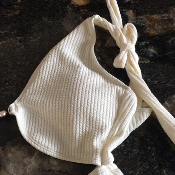 Cream Colored Swimsuit - Picture 2 of 6